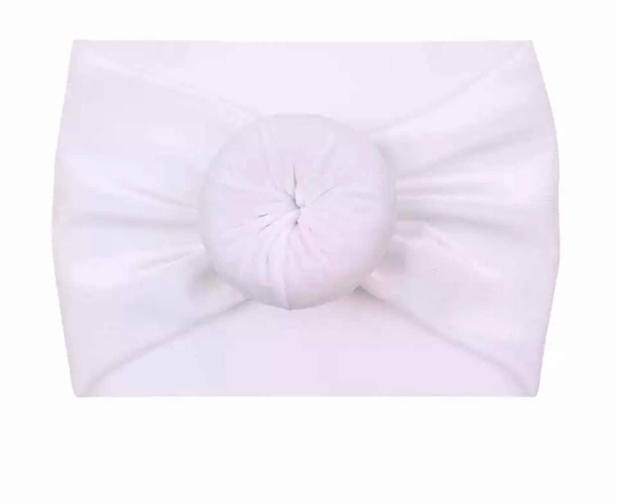 Big 4 inch donut Bow Headwrap-Solids
